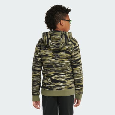 Men's Black Camo Pullover Hoodie — Kid Dangerous