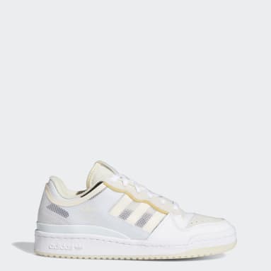Women Originals White Forum Low Transparent Panel Shoes