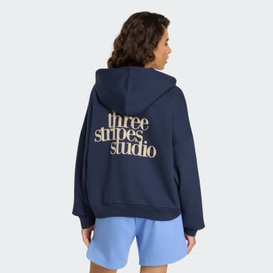SWEAT-SHIRT À CAPUCHE 3 STRIPES STUDIO