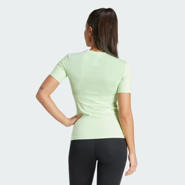 T-shirt da allenamento Techfit Verde Donna Fitness & Training