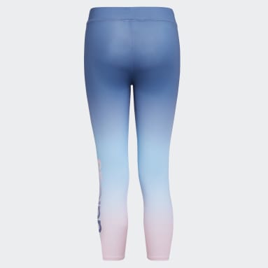 Youth Yoga Blue Ombré 7/8 Tights (Extended Size)