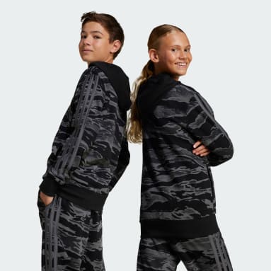 Veste à capuche entièrement zippée Seasonal Essentials Camo Enfants
