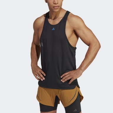 ผู้ชาย เทรนนิง สีดำ เสื้อกล้ามเทรนนิง HEAT.RDY HIIT Elevated