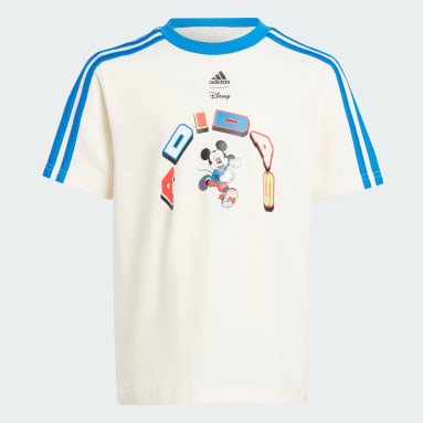 เด็ก Sportswear สีขาว เสื้อยืด adidas x Disney Mickey Mouse