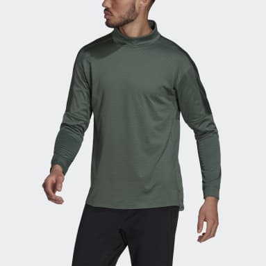 Maglia Workout Warm Long Sleeve Verde Uomo Fitness & Training