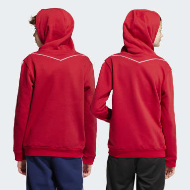 Camisola com Capuz Tiro 23 League Vermelho Criança Futebol