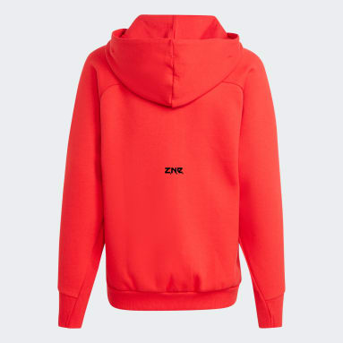 Polerón adidas Z.N.E. Cierre Frontal para Niños Rojo Niño Sportswear