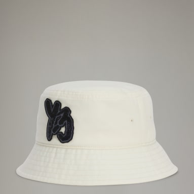 y_3 White Y-3 BUCKET HAT