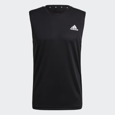 Musculosa AEROREADY Designed To Move Sport 3 Tiras Negro Hombre Training