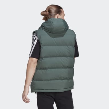 Giacca imbottita senza maniche Helionic Hooded Verde Uomo Sportswear