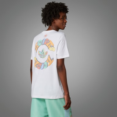 Männer Originals Enjoy Summer Front/Back Graphic T-Shirt Weiß