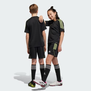 Kinder Fußball Tiro 23 League Trainingsshorts Schwarz
