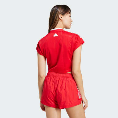 Tiro Cut 3-Stripes Crop Jersey