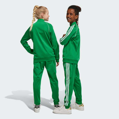 Youth 8-16 Years Originals Green Adicolor SST Track Pants