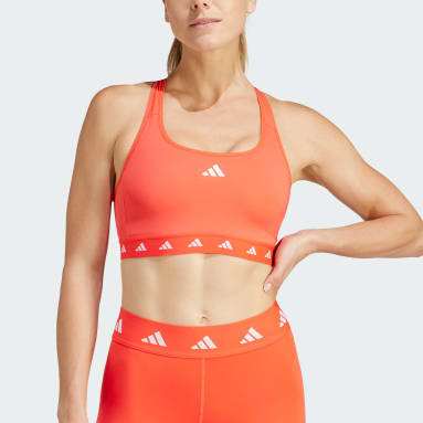 Brassière adidas Powerreact Training Medium-Support 3-Stripes