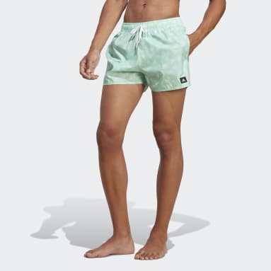 Short de bain ultra-court Logo Print CLX Turquoise Hommes Sportswear