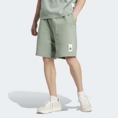 Men sportswear Green Lounge Fleece Shorts