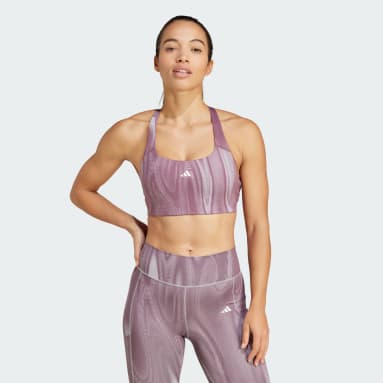 Podprsenka Powerimpact Training Medium-Support 3-Stripes