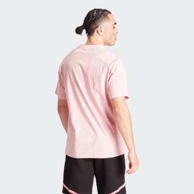 Men Football Pink Inter Miami CF Designed for Gameday Travel Tee