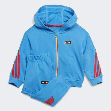 Infants sportswear Blue 아디다스 x 클래식 레고 재킷 & 팬츠 세트