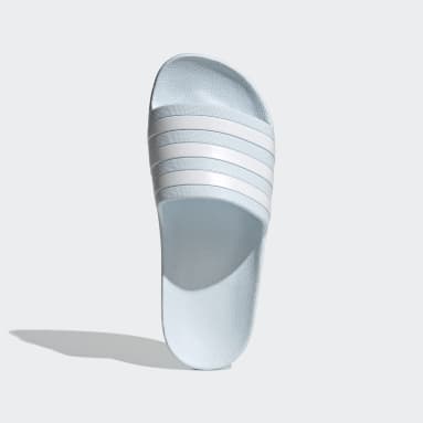 Ojotas Adilette Aqua Azul Mujer Sportswear