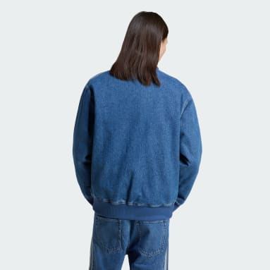 아디컬러 데님 파이어버드 트랙탑