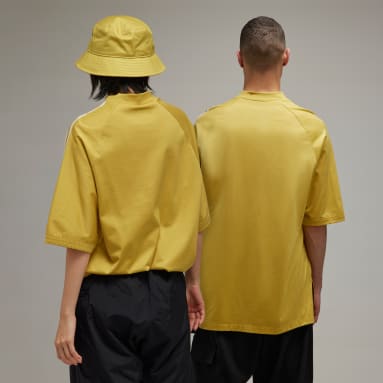 Y-3 Y-3 3-Streifen T-Shirt Gelb