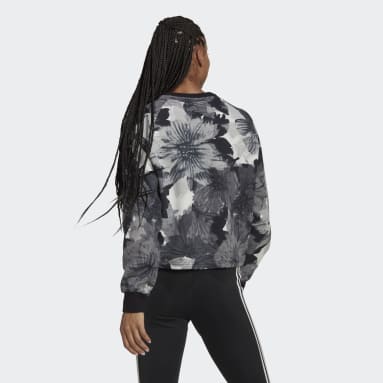 Sudadera Allover Print Negro Mujer Sportswear