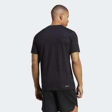 Polo de Entrenamiento Train Essentials Feelready Logo Negro Hombre Training