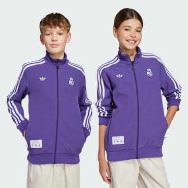 Tepláková bunda Real Madrid Terrace Icons Kids