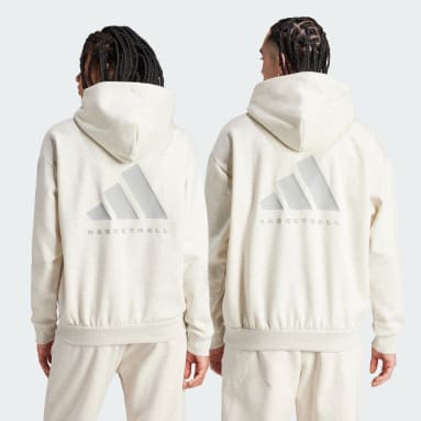 Basketball White adidas Basketball Hoodie