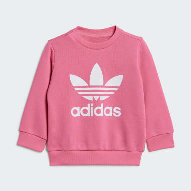 Kids Originals Pink Crew Sweatshirt Set