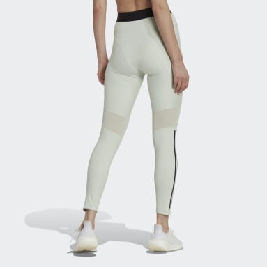 Ženy Cvičení A Trénink zelená Legíny Hyperglam 3-Stripes 7/8