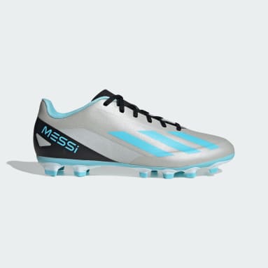 Guayos X Crazyfast Messi.4 Multiterreno Plateado Fútbol