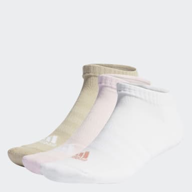 Meias de Cano Baixo Acolchoadas – 3 pares Rosa Sportswear
