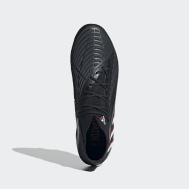 Football Black Predator Edge.1 Firm Ground Boots