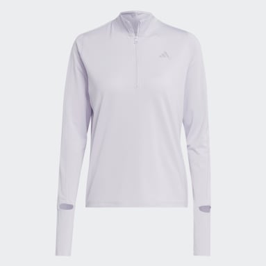 Fast Running Half-Zip Long Sleeve Top
