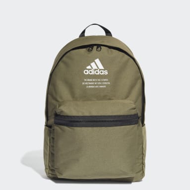 mochila adidas verde fluorescente