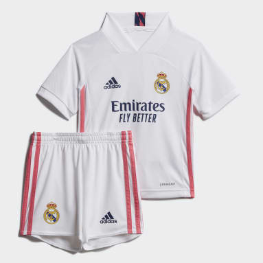 Kids 4-8 Years Football Real Madrid 20/21 Home Mini Kit
