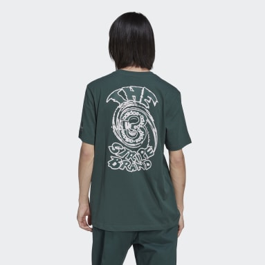 Camiseta Graphic Campus Verde Hombre Originals