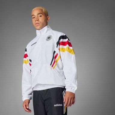 Futbal biela Tepláková bunda Germany 1996 Woven