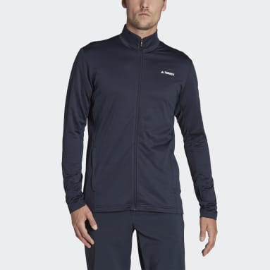 Mænd TERREX Blå Terrex Multi Primegreen Full-Zip Fleece jakke