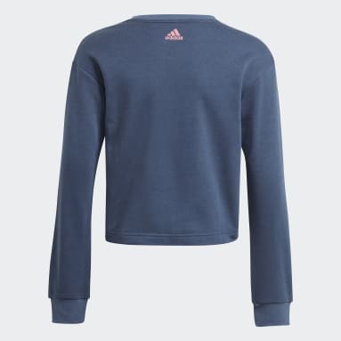 Girls Sportswear Blå adidas Essentials Logo sweatshirt