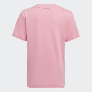 Camiseta 3 Rayas Essentials Rosa Niño Sportswear