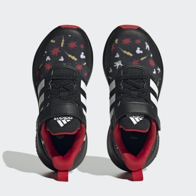 Kids sportswear Black adidas x Disney FortaRun 2.0 Mickey Cloudfoam Elastic Lace Top Strap Shoes