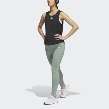 Women Gym & Training Green Training Essentials 7/8 Leggings (Maternity)