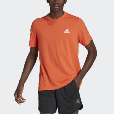 Men Training Orange AEROREADY Designed to Move Feelready Sport Tee