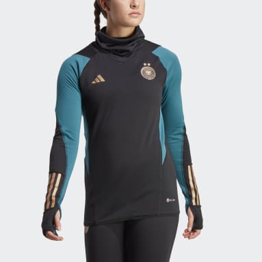 Haut Allemagne Tiro 23 Pro Warm Noir Femmes Football