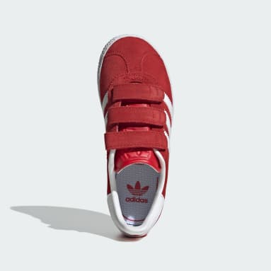 Zapatillas Gazelle Rojo Niño Originals