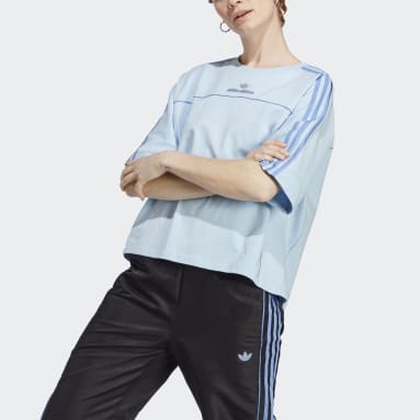 Remera Archive Cut Line Azul Mujer Originals
